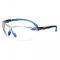 3M Solus 1000-Series S1101SGAF Blue/Black Clear Anti-Fog and Anti-Scratch Scotchgard Protector Safety Glasses